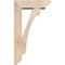 Ekena Millwork Legacy Slat Smooth Bracket w/ Offset Brace, Douglas Fir, 5 1/2"W x 16"D x 28"H BKT0604X16X28LEC06SDF - alternate 2